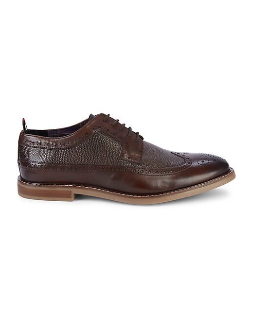 Ben Sherman Brent Longwing Perforated Leather Derbys