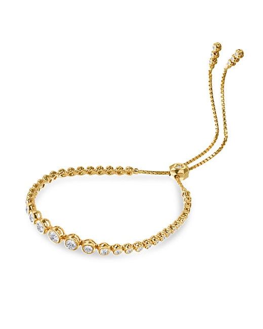 Saks Fifth Avenue 14K Yellow Gold Diamond Bracelet
