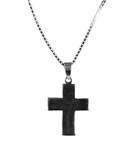 Jean Claude Dell Arte Sterling Roman Cross Pendant Necklace