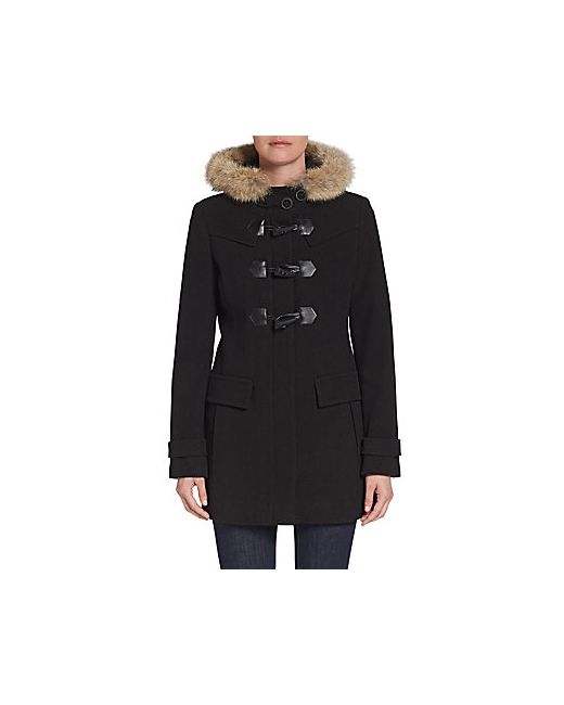 MARC NEW YORK by ANDREW MARC Piper Fur-Trimmed Toggle Coat