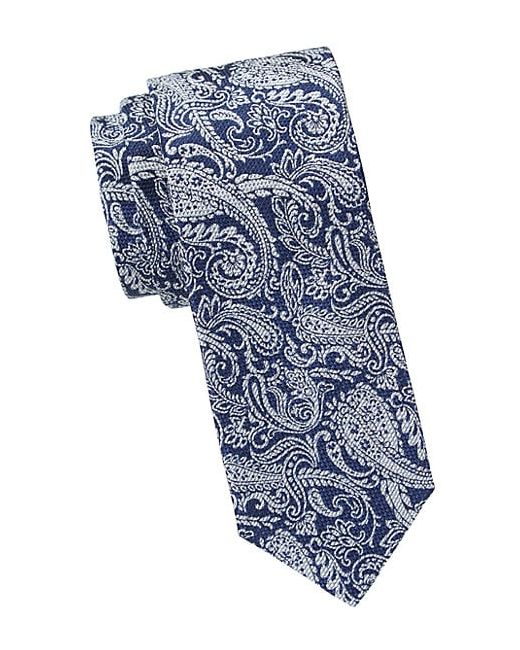 Eton Paisley Silk Tie