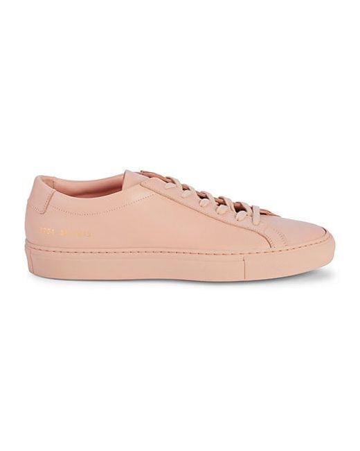 Woman By Common Projects Achilles Low-Top Leather Sneakers