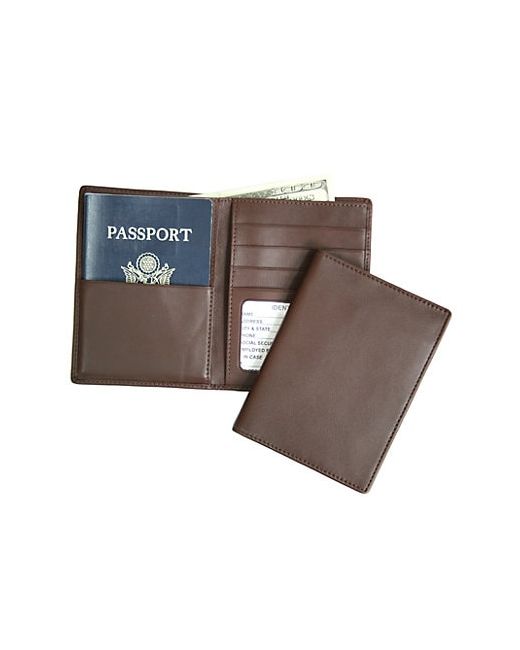 Royce Leather RFID Blocking Leather Passport Case