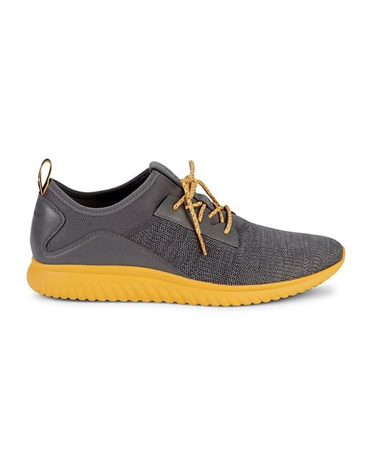 Cole Haan Grand Motion Leather-Trim Sneakers