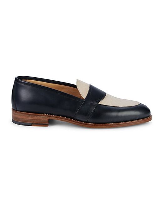 Nettleton Mixed-Media Colorblock Loafers