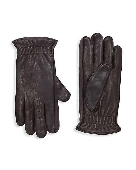 Portolano Cashmere-Lined Leather Gloves