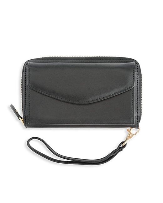 Royce Leather Leather Wristlet Wallet