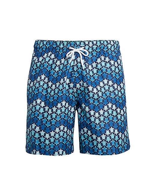 Trunks Sano Turtle-Print Swim Shorts