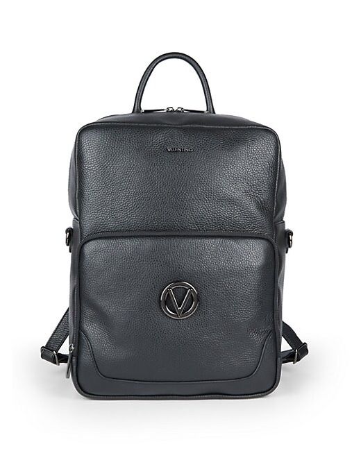 Valentino Bags by Mario Valentino Theo Dollaro Convertible Pebbled Leather Backpack