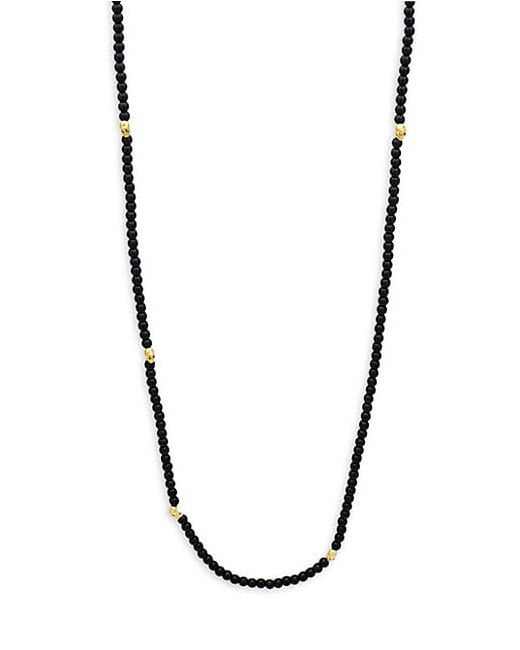 Link UP Onyx Beaded Necklace