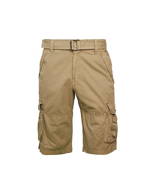 X Ray Belted Cotton Cargo Shorts