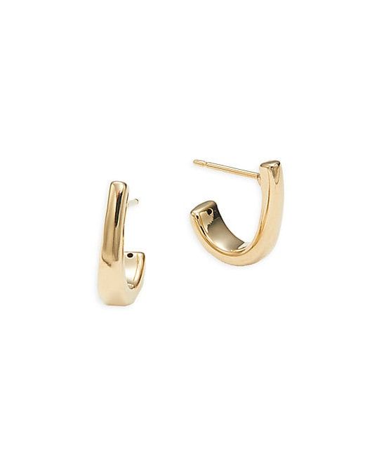 Saks Fifth Avenue 14K Gold Small Hoop Earrings