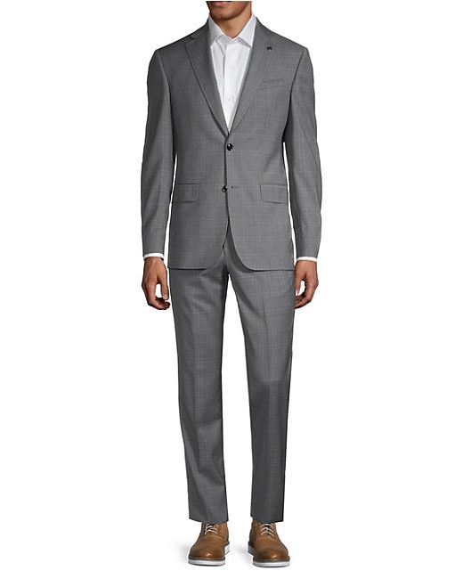 Ted Baker Checker Wool Suit