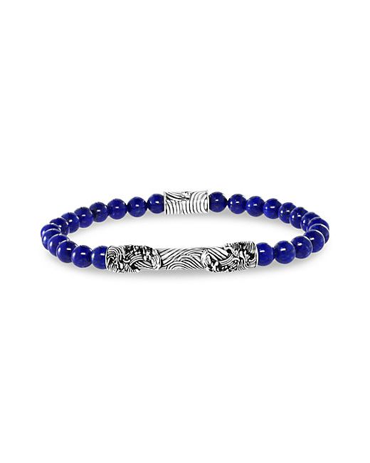 Effy Sterling Lapis Lazuli Beaded Bracelet