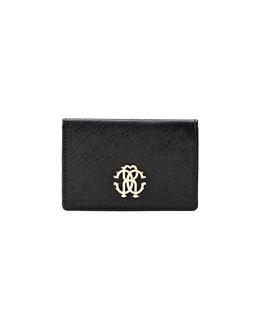 Roberto Cavalli Bi-Fold Leather Wallet