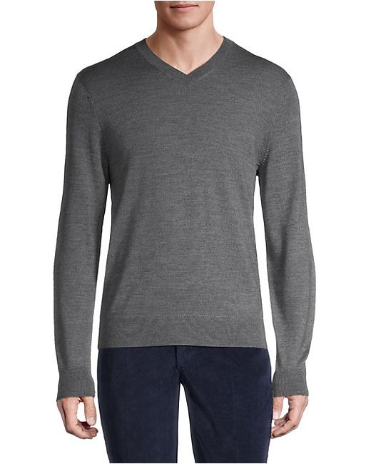Saks Fifth Avenue Merino Wool-Blend V-Neck Sweater
