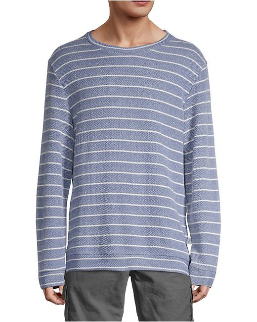 Onia Striped Cotton-Blend T-Shirt