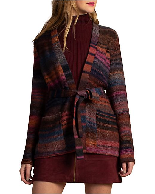 Trina Turk Wine Country Bosworth Self-Tie Wool-Blend Sweater