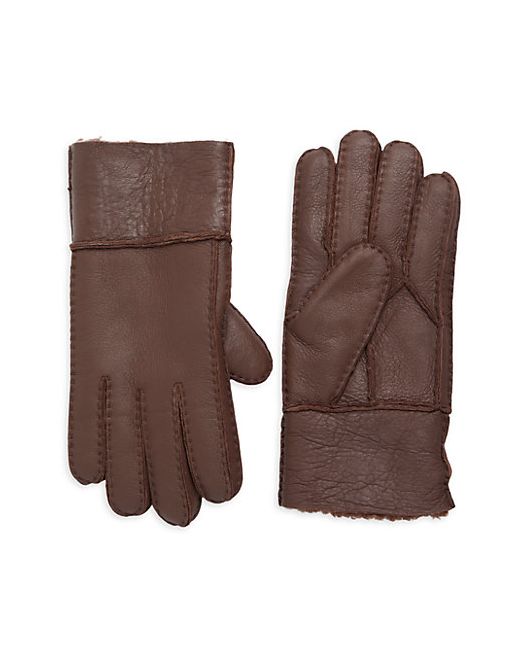 Surell Shearling-Lined Leather Gloves