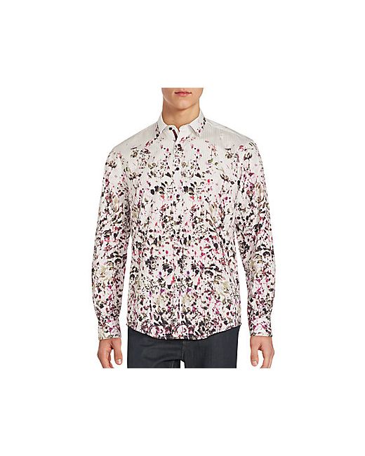 1 Like No Other Floral Print Cotton Shirt