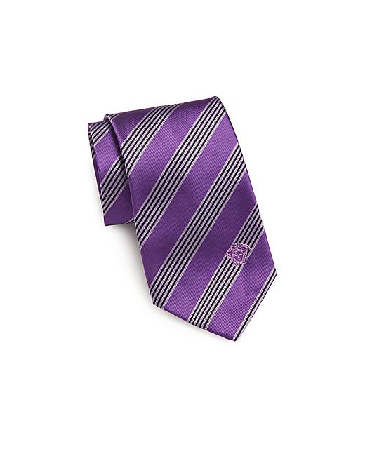 Versace Collection Striped Silk Tie