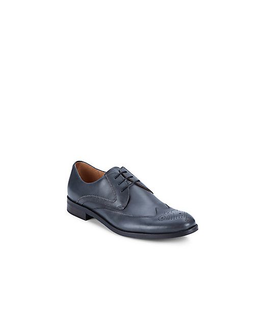 John Varvatos Sid Chain Leather Derby Shoes