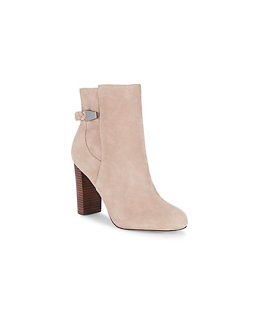 Saks Fifth Avenue Ankle-Length Stack Heel Boots