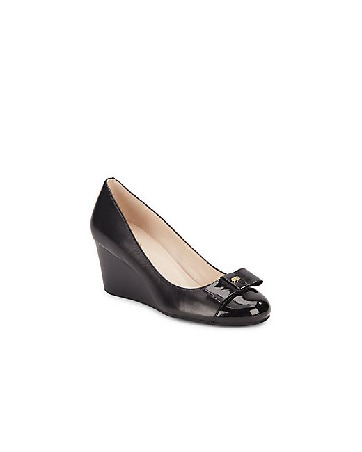 Cole Haan Leather Wedge Pumps