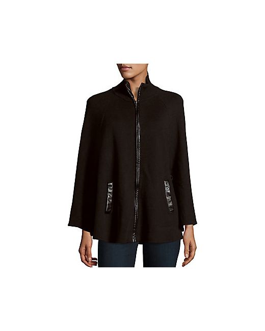 Saks Fifth Avenue Solid Zipped Poncho