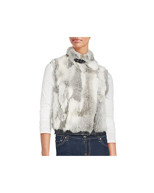 Saks Fifth Avenue Sleeveless Fur Vest