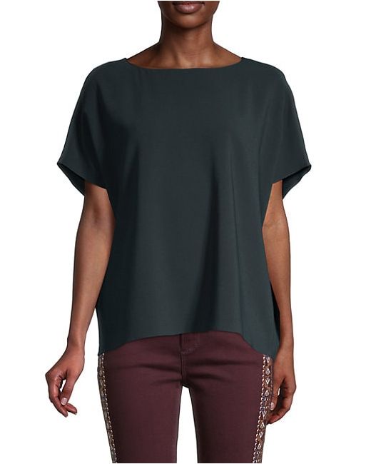 The Row Boatneck Short-Sleeve Top