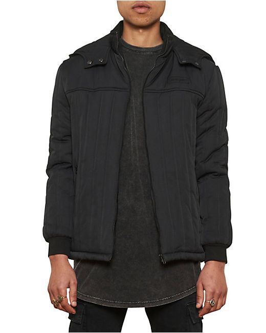 nANA jUDY Pact Quilted Cotton-Blend Hooded Jacket