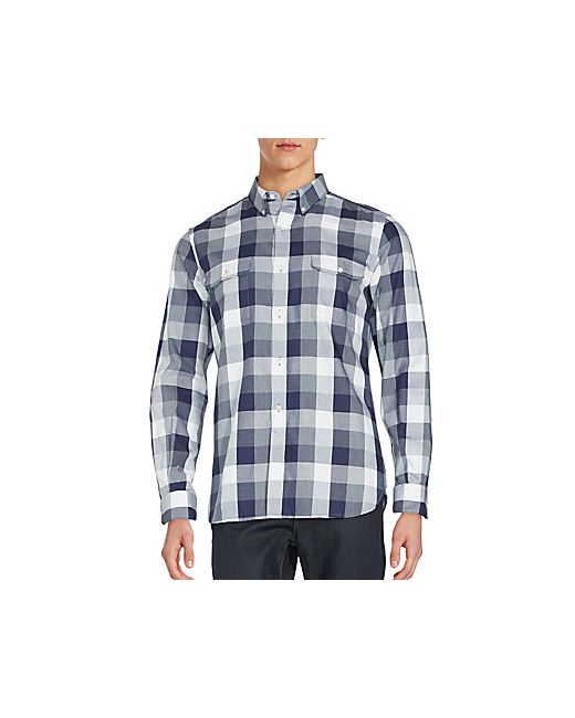 French Connection Button-Down Gingham Shirt