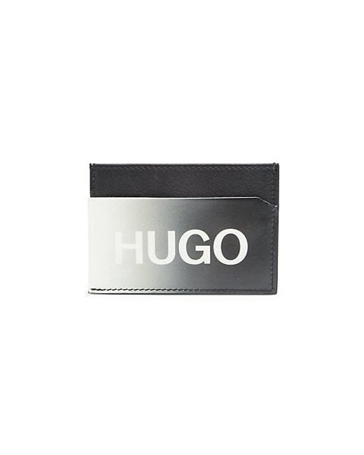 Hugo Hugo Boss Logo Leather Card Case