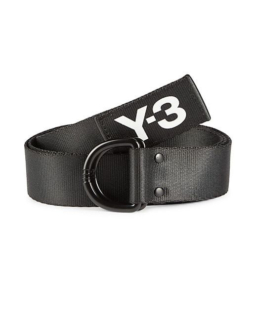 Adidas Y-3 Yohji Yamamoto Logo-Print Belt