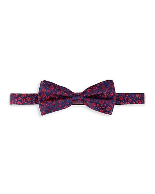 Saks Fifth Avenue Floral-Print Silk Bow Tie