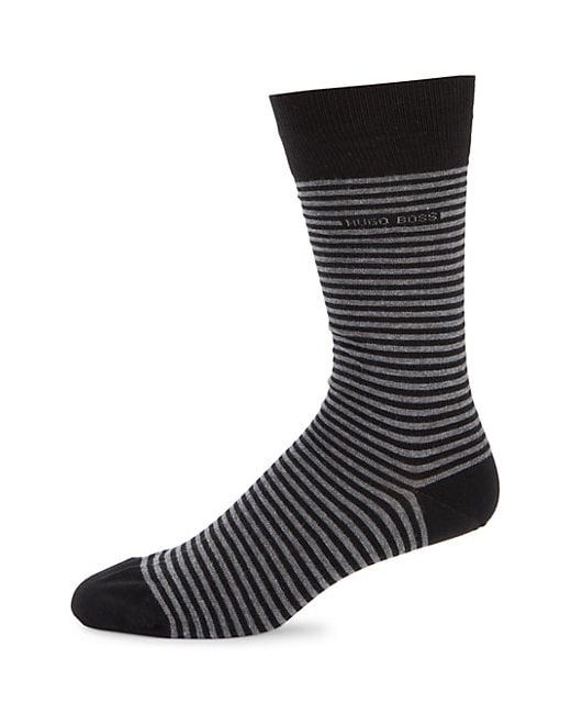 Hugo Boss Stripe Crew Socks