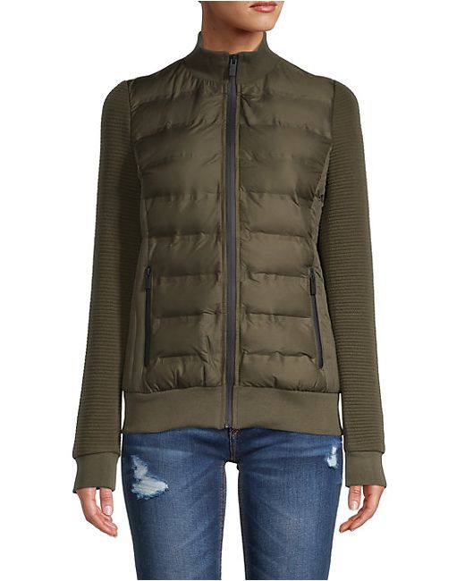 MARC NEW YORK by ANDREW MARC Mixed Media Puffer Jacket