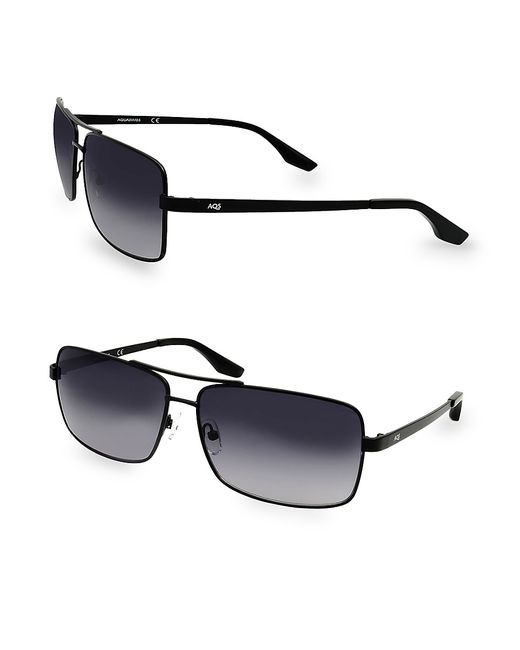 Aqs 60MM Rectangular Sunglasses
