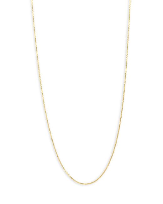 Saks Fifth Avenue 14K Adjustable Cable Chain Necklace/22