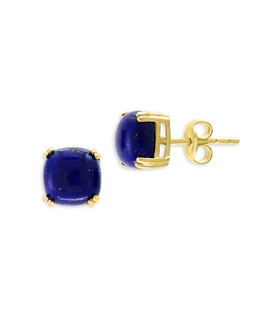Effy September 14K Lapis Lazuli Stud Earrings