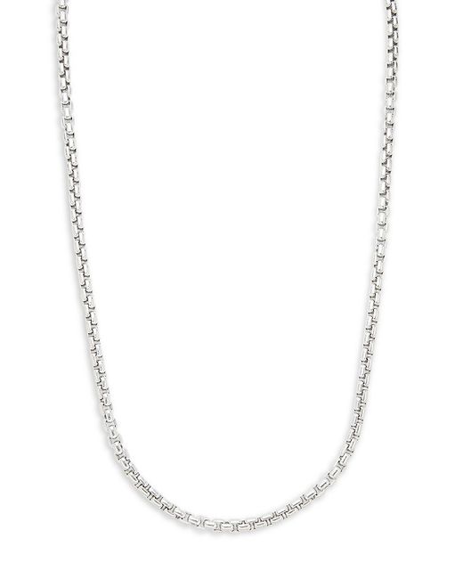 Effy Sterling Round Box Chain Necklace