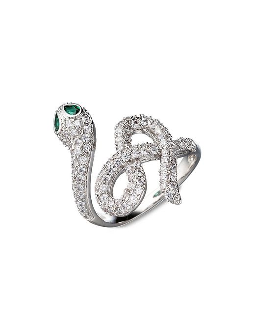 Eye Candy LA Luxe Crystal Snake Ring