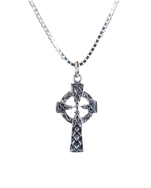 Jean Claude Dell Arte Sterling Celtic Cross Pendant Necklace