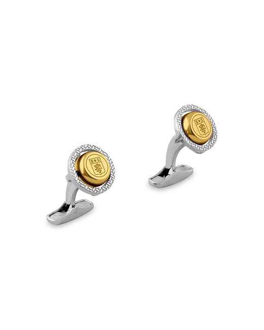 Z Zegna Goldplated Sterling Rotating Sphere Cufflinks