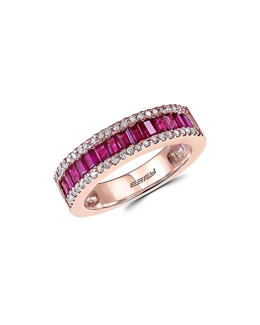 Effy Amore 14K Rose Gold Diamond Ring