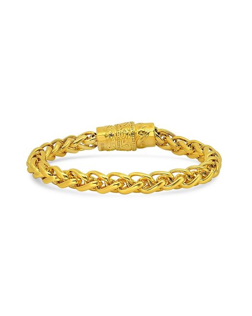 Anthony Jacobs 18K Goldplated Stainless Steel Bracelet