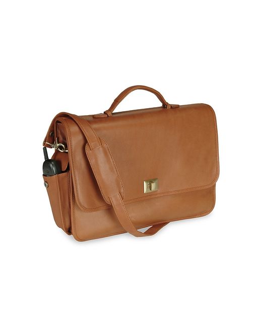 ROYCE New York Leather Laptop Briefcase