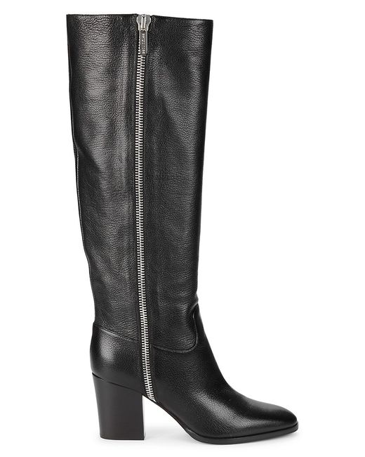 Sergio Rossi Knee-High Leather Boots 36.5 6.5