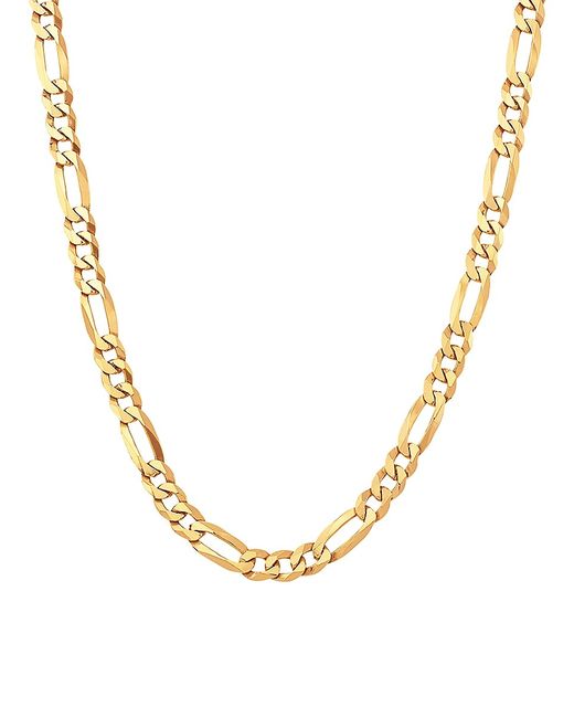 Saks Fifth Avenue Made in Italy Basic 18K Goldplated Sterling Figaro Chain Necklace/22